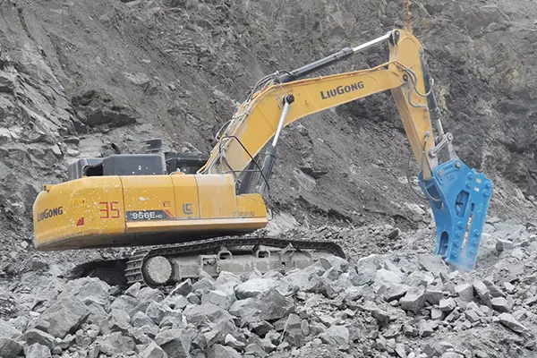 Improve mining efficiency with stable and reliable hydraulic hammers to assist you